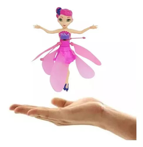 Hada Voladora Con Sensor – Rosada