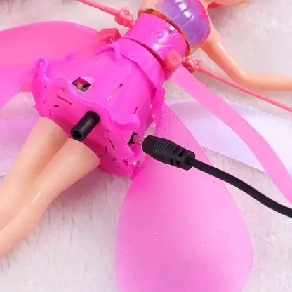 Hada Voladora Con Sensor – Rosada